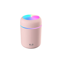 HKM-584531 300ml Portable Cool Mist Humidifier with Multicolor LED Light and Auto Shut-Off