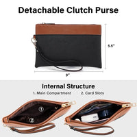 HKM-584723 Elegant Women’s Handbag Set with Anti-Theft Shoulder Bag, Wallet, and Laptop Tote with USB Port