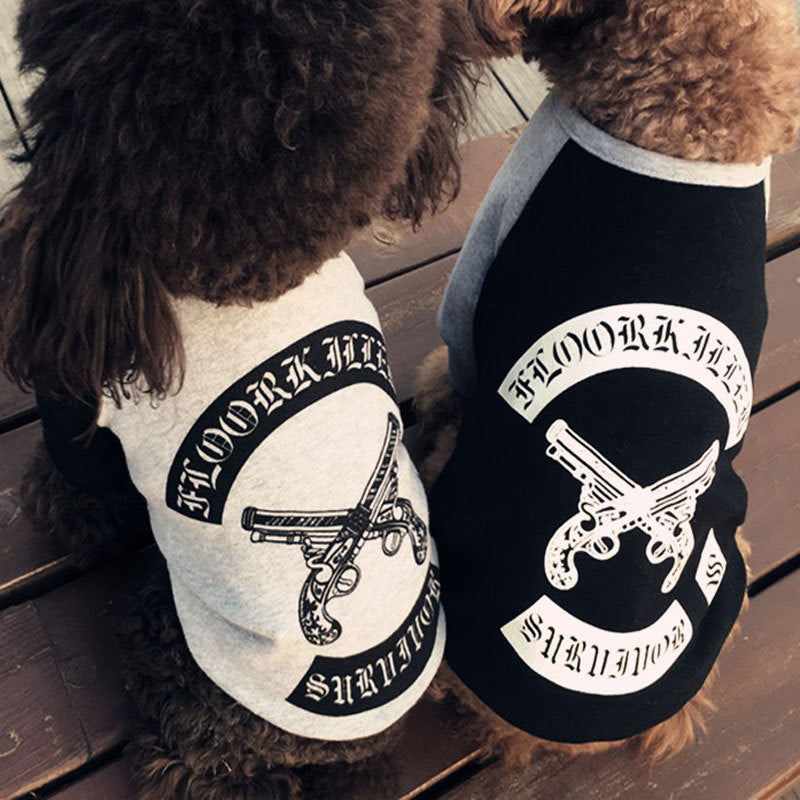 HKM-5847613 Cotton Teddy Dog T-Shirt for Small Breeds - Various Sizes Available