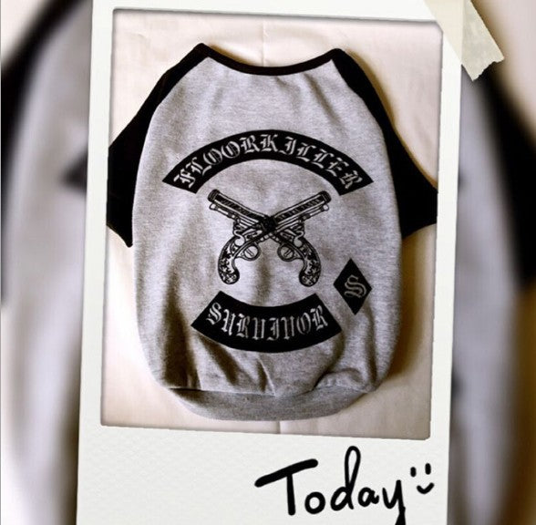 HKM-5847613 Cotton Teddy Dog T-Shirt for Small Breeds - Various Sizes Available