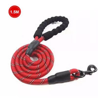HKM-5849021 Comfortable Nylon Dog Leash 1.5m Reflective Heavy Duty for Small to Medium Pets