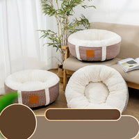 HKM-5849277 Super Soft Warm Pet Bed with Lamb Wool for All Ages - Comfortable, Lightweight, and Supportive