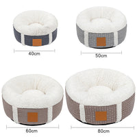 HKM-5849277 Super Soft Warm Pet Bed with Lamb Wool for All Ages - Comfortable, Lightweight, and Supportive