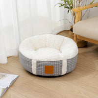 HKM-5849277 Super Soft Warm Pet Bed with Lamb Wool for All Ages - Comfortable, Lightweight, and Supportive