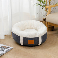 HKM-5849277 Super Soft Warm Pet Bed with Lamb Wool for All Ages - Comfortable, Lightweight, and Supportive