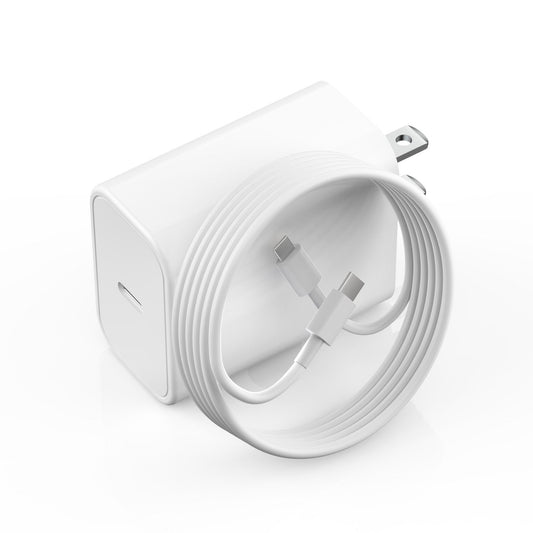 HKM-585043 Type-C Android Charger with CCC and UL Certification - White
