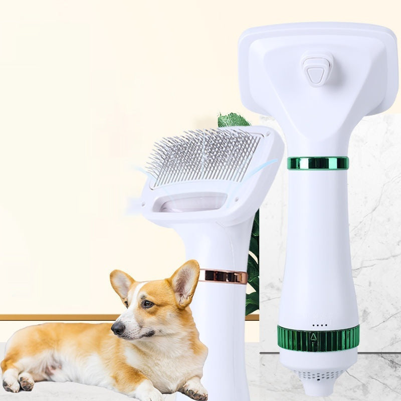 HKM-5850813 Pet Hair Dryer for Dogs and Cats - Integrated Hot Air Comb with Three Gear Adjustment