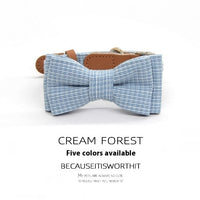 HKM-5851197 Small and Medium Dog Bow Tie Collar - Stylish Neck Accessory in Multiple Colors