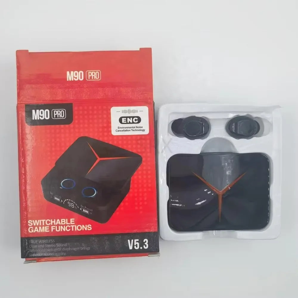 HKM-585171 M90 Pro TWS Waterproof Wireless Earbuds with Touch Control and AAC for Sports and Travel
