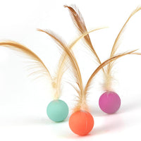 HKM-5852477 Interactive Bouncy Ball for Cats and Dogs - Colorful High Elastic Chew Toy for Endless Fun and Exercise