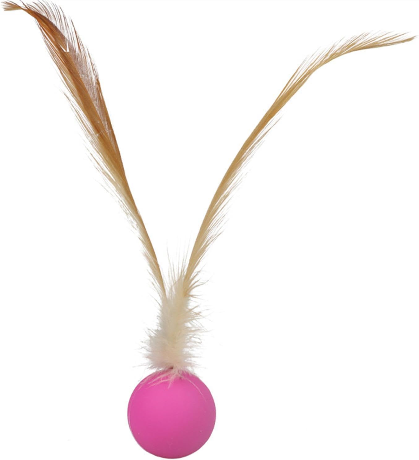 HKM-5852477 Interactive Bouncy Ball for Cats and Dogs - Colorful High Elastic Chew Toy for Endless Fun and Exercise