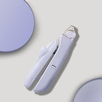 HKM-5852989 Stainless Steel LED Nail Clippers for Small Dogs and Cats - Ergonomic ABS Handle in Purple, White, and Green