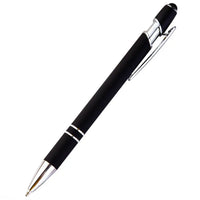 HKM-585299 Multifunctional Metal Ball Stylus Soft Touch Screen Pen 2 in 1 with Custom Logo Options
