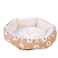 HKM-5853245 Cozy Pet Nest Dog Kennel in Yellow, Red, Green, and Dark Blue - Available in Sizes S and M