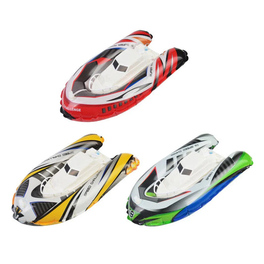 HKM-585427 Inflatable Electric Speed Boat Toy for Kids Aged 2-4 Years - Remote Control Fun