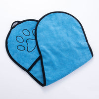 HKM-5854653 Chenille Solid Color Absorbent Towel for Pets - 62x23cm