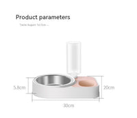 HKM-5855165 Automatic Stainless Steel Pet Water Feeding Bowl ¨C Integrated Tableware for Dogs and Cats in Brown, Blue, Pink