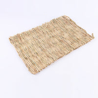 HKM-5856829 Cozy Straw Yellow Mat for Small Animals - 39 x 27 Inches