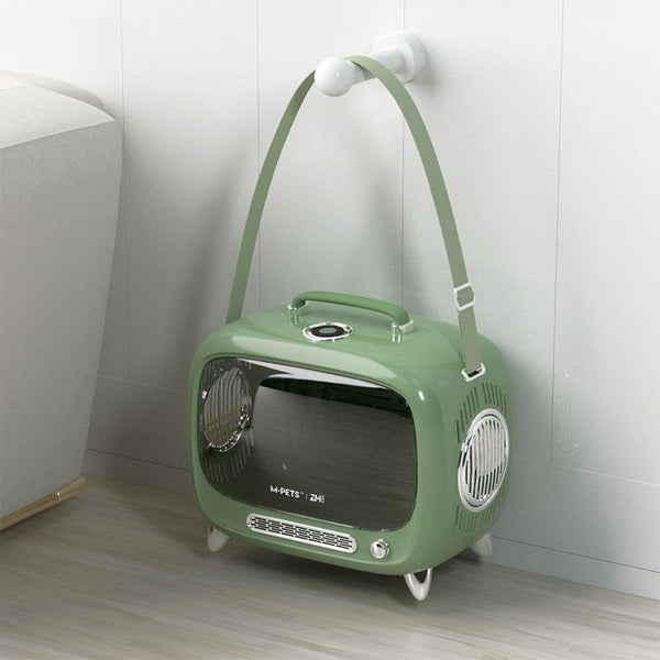 HKM-5857213 Portable Pet Backpack - Space Capsule Design, Large Capacity for Cats & Small Pets, Suitable for Up to 6kg, Available in Multiple Colors