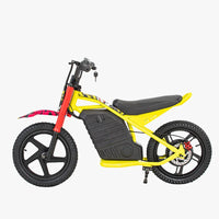 HKM-585747 16-Inch Kids Electric Motorcycle, 350W Two-Wheel E-Bike with Bluetooth, Max Speed <30km/h, Range 15KM, Rear Disc Brake, Suitable for Children