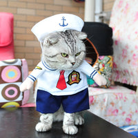 HKM-5859133 Pirate Costume for Cats and Dogs - Funny Pet Clothing for Halloween and Cosplay