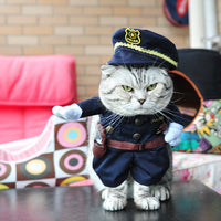 HKM-5859133 Pirate Costume for Cats and Dogs - Funny Pet Clothing for Halloween and Cosplay