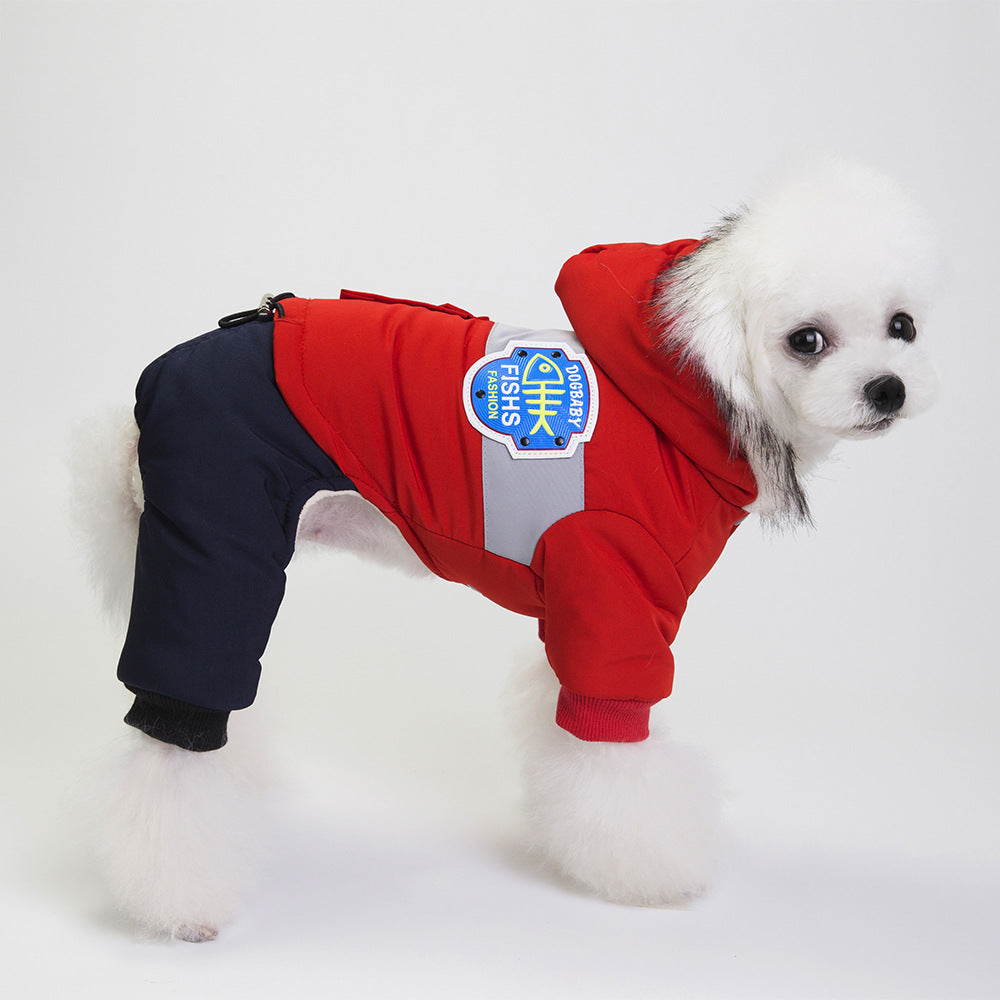 HKM-5859389 Cozy Wool Dog Snow Coat for All Weather Protection