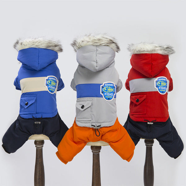 HKM-5859389 Cozy Wool Dog Snow Coat for All Weather Protection