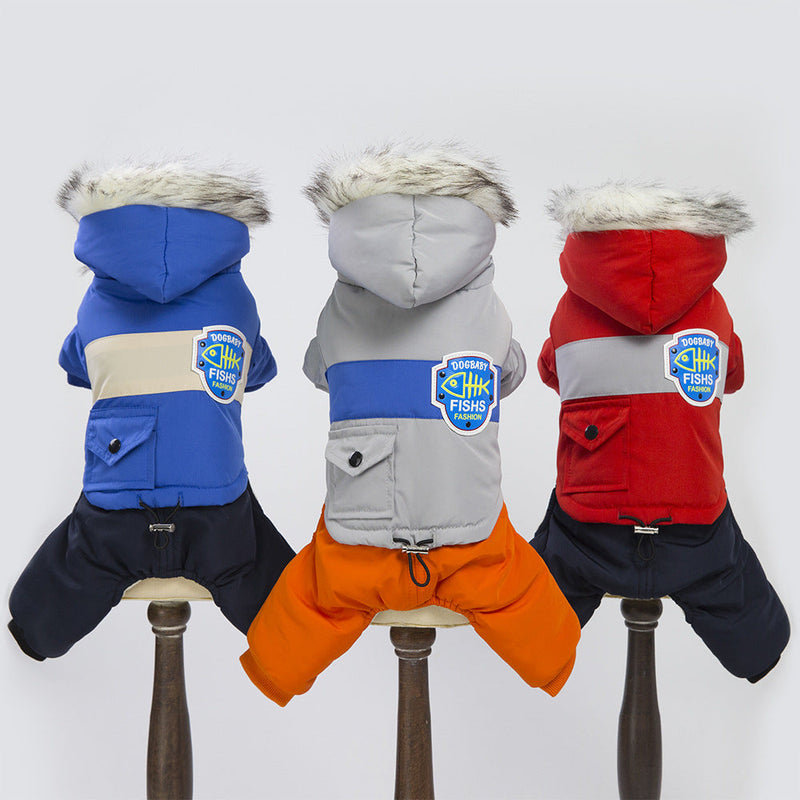 HKM-5859389 Cozy Wool Dog Snow Coat for All Weather Protection