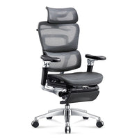 HKM-585939 Ergonomic Adjustable Mesh Executive Office Chair with 7D Armrests and Swivel Base