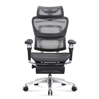 HKM-585939 Ergonomic Adjustable Mesh Executive Office Chair with 7D Armrests and Swivel Base