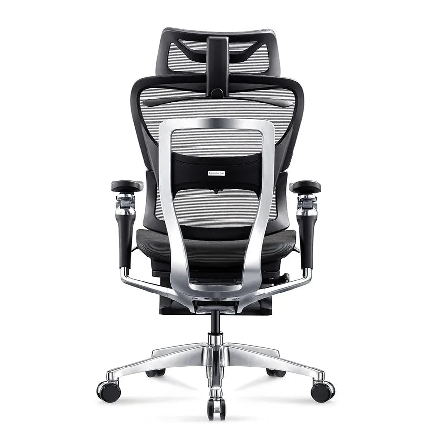 HKM-585939 Ergonomic Adjustable Mesh Executive Office Chair with 7D Armrests and Swivel Base