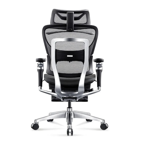 HKM-585939 Ergonomic Adjustable Mesh Executive Office Chair with 7D Armrests and Swivel Base