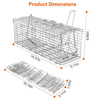 HKM-5860413 Humane and Reusable Mouse Trap - Safe for Families, Easy to Install, for Indoor/Outdoor Use