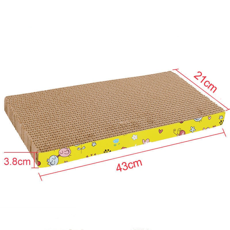 HKM-5860925 Multifunctional Cat Scratch Board and Nest with Toy Ball, Corrugated Paper Design