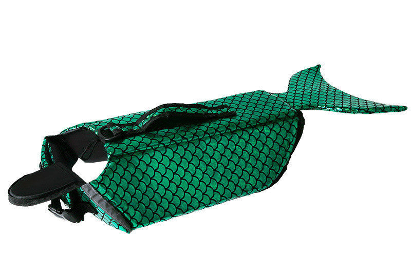 HKM-5861309 Pet Swimming Vest - Shark, Duck, & Mermaid Designs in Waterproof Nylon/Polyester