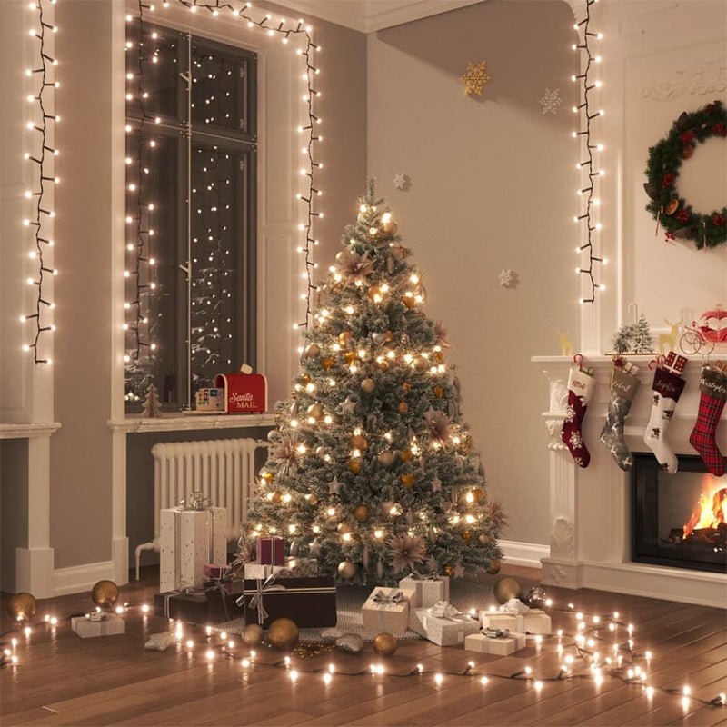 HKM-586131 400 Warm White LED String Lights - 13m Long Decorative Lighting for Holidays