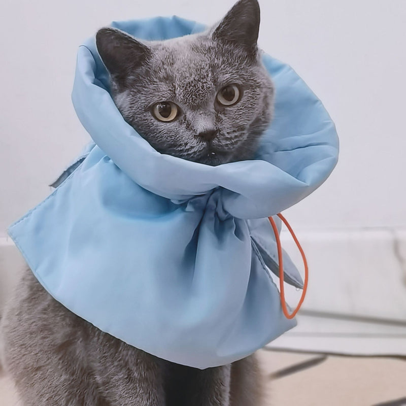 HKM-5862205 Adjustable Soft Cat Cone Collar for Recovery | Anti-Licking & Eating Friendly Design for Cats and Small Dogs