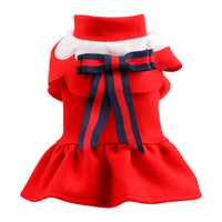 HKM-5862973 Autumn and Winter Woolen Skirt for Cats and Dogs in British Style