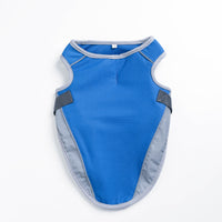 HKM-5863101 Cooling Dog Vest in Dark Blue & Rainbow - Summer Pet Apparel in Multiple Sizes