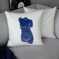 HKM-586387 Light Luxury Velvet Pillowcase 45x45cm with Washing Guidelines