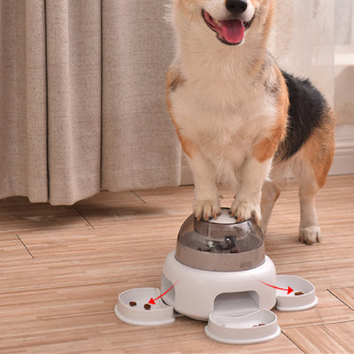 HKM-5864509 Automatic Pet Feeder with 500ML Capacity for Dog Food, Plastic Design