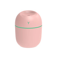 HKM-586515 220ml Ultrasonic Mini Humidifier and Aroma Oil Diffuser with USB and Colourful Night Light for Home and Car
