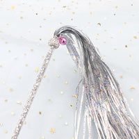 HKM-5865533 Colorful Ringing Paper Tassel Cat Teaser Toy - 26-40 cm Long Acrylic Stick