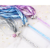 HKM-5865533 Colorful Ringing Paper Tassel Cat Teaser Toy - 26-40 cm Long Acrylic Stick