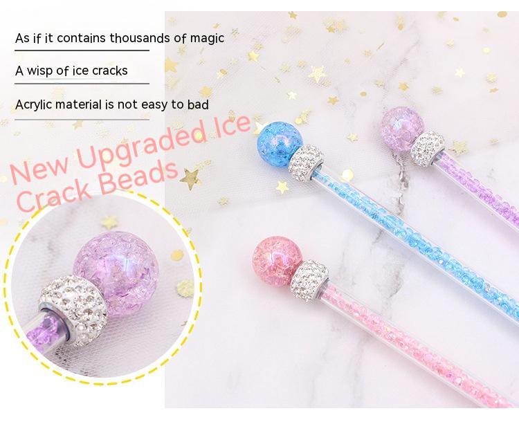 HKM-5865533 Colorful Ringing Paper Tassel Cat Teaser Toy - 26-40 cm Long Acrylic Stick