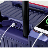 HKM-586707 Large Capacity Luggage Suitcase with USB Charging Port for Travel Convenience