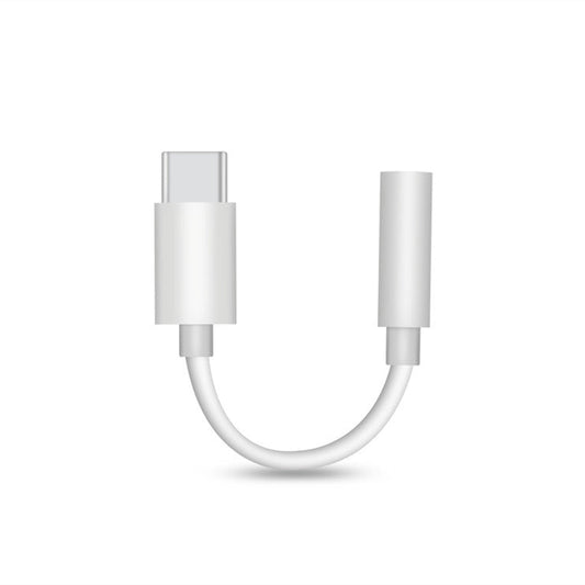 HKM-586707 Type-C to 3.5mm Earphone Adapter with Built-in DAC Chip, Compact Design