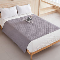 HKM-5867325 Waterproof Non-Slip Pet Mattress and Sofa Protector - Available in Dark Gray, Light Gray, Khaki, Brown