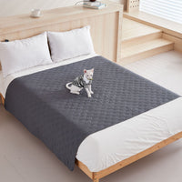 HKM-5867325 Waterproof Non-Slip Pet Mattress and Sofa Protector - Available in Dark Gray, Light Gray, Khaki, Brown